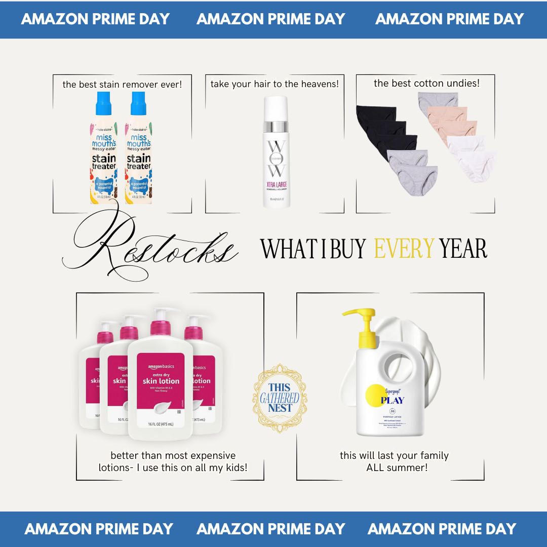 Boring stuff? Maybe, but these are things I like to repurchase or stock up on in the sale. That Amazon lotion is amazeballs, seriously good 

 #LTKSaleAlert #LTKFindsUnder50 #LTKFamily