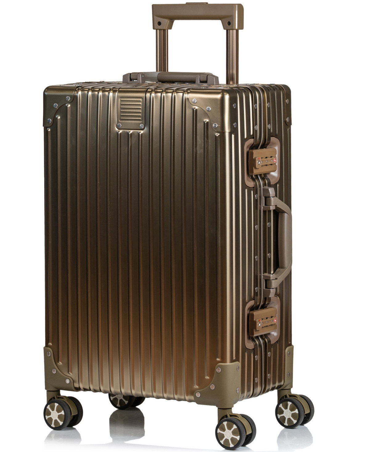 Elite Hardside Carry-on Luggage - Titanium Gold | Macy's