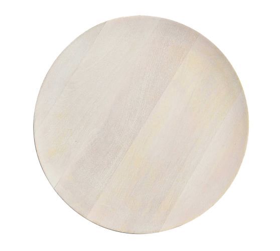 Chateau Handcrafted Acacia Wood Charger Plate | Pottery Barn (US)