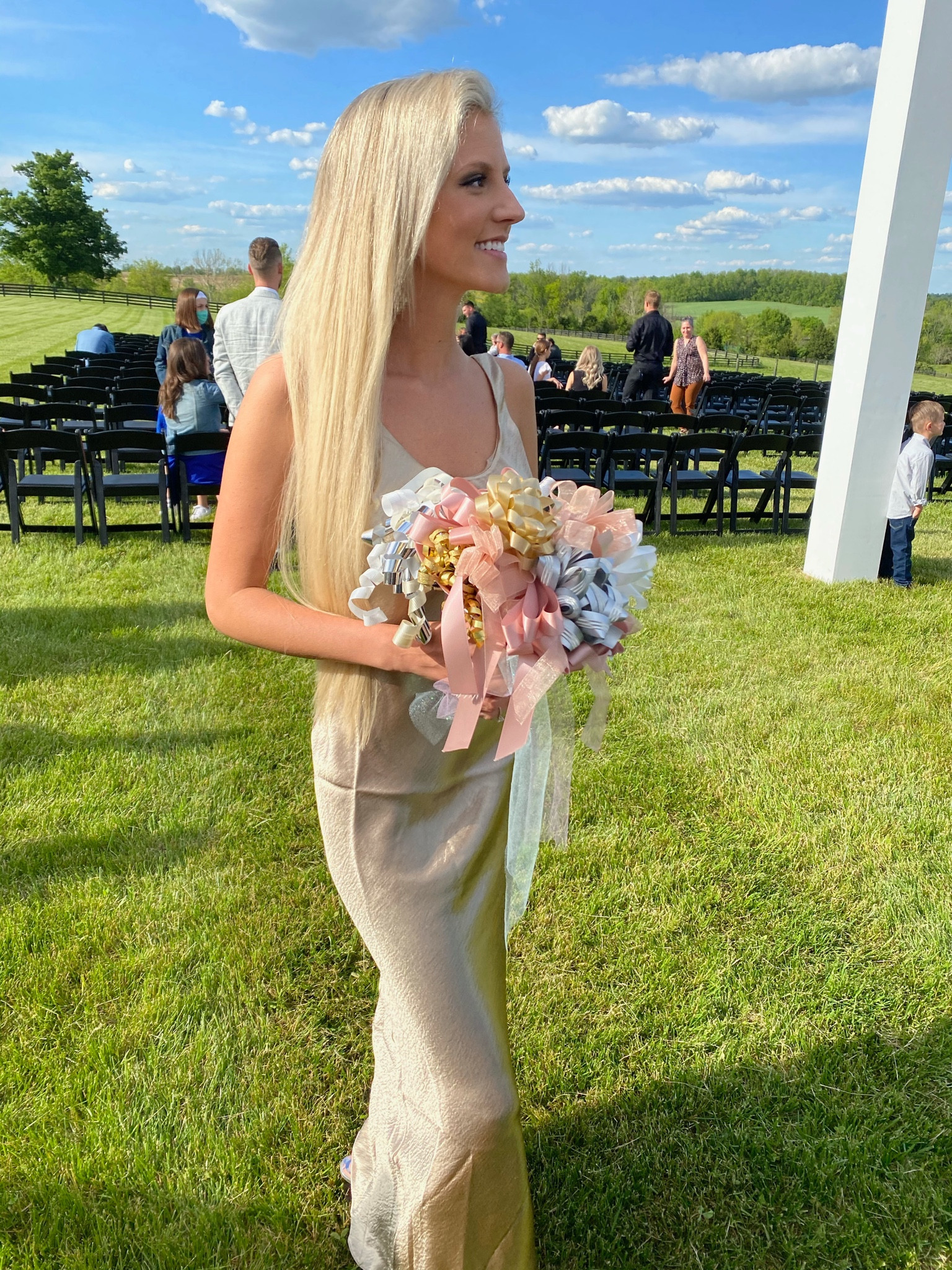 Gold.Satin.Dress OF MY DREAMS ☁️ I wore this gem to my rehearsal dinner! 

#LTKfindsunder100 #LTKwedding #LTKstyletip
