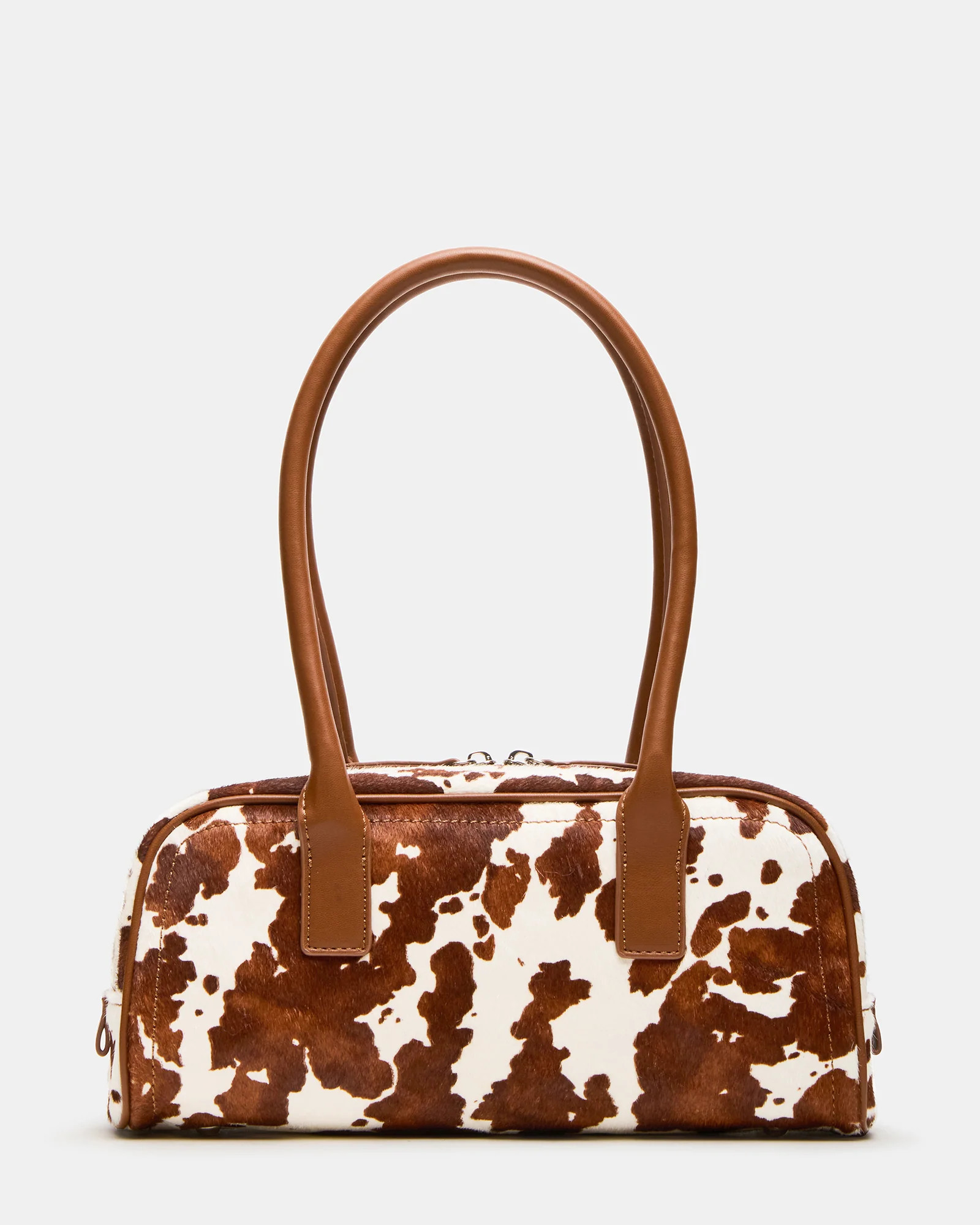 ANISE Bag Brown Cow Print Elongated Shoulder Strap Handbag | Steve Madden (US)
