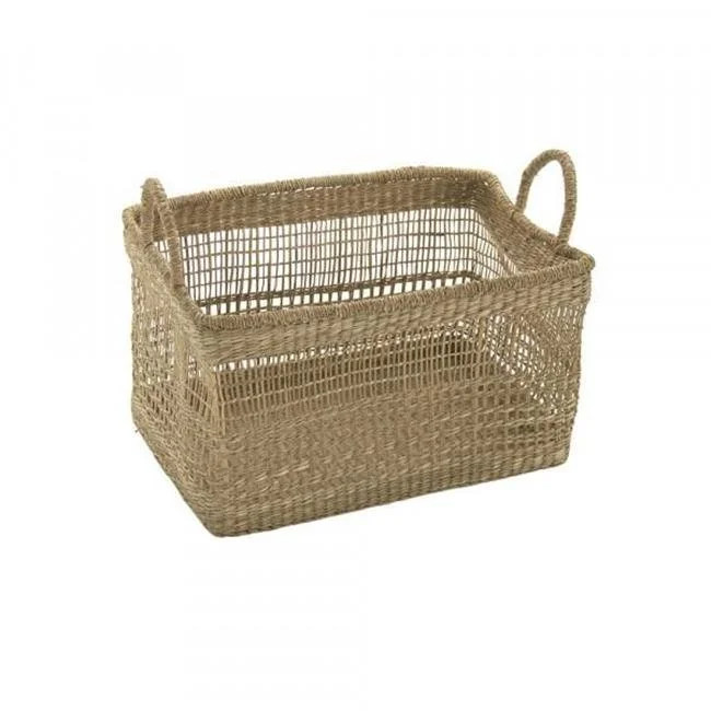 Zentique ZENGN-B25 M 17.5 x 10.5 x 12.75 in. Woven Basket, Brown | Walmart (US)