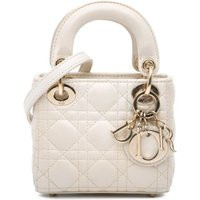 Christian Dior Hobo Bags - 2021 Micro Lambskin Cannage Lady Dior - Gr. unisize - in Weiß - für Damen | Fashionette (DE)
