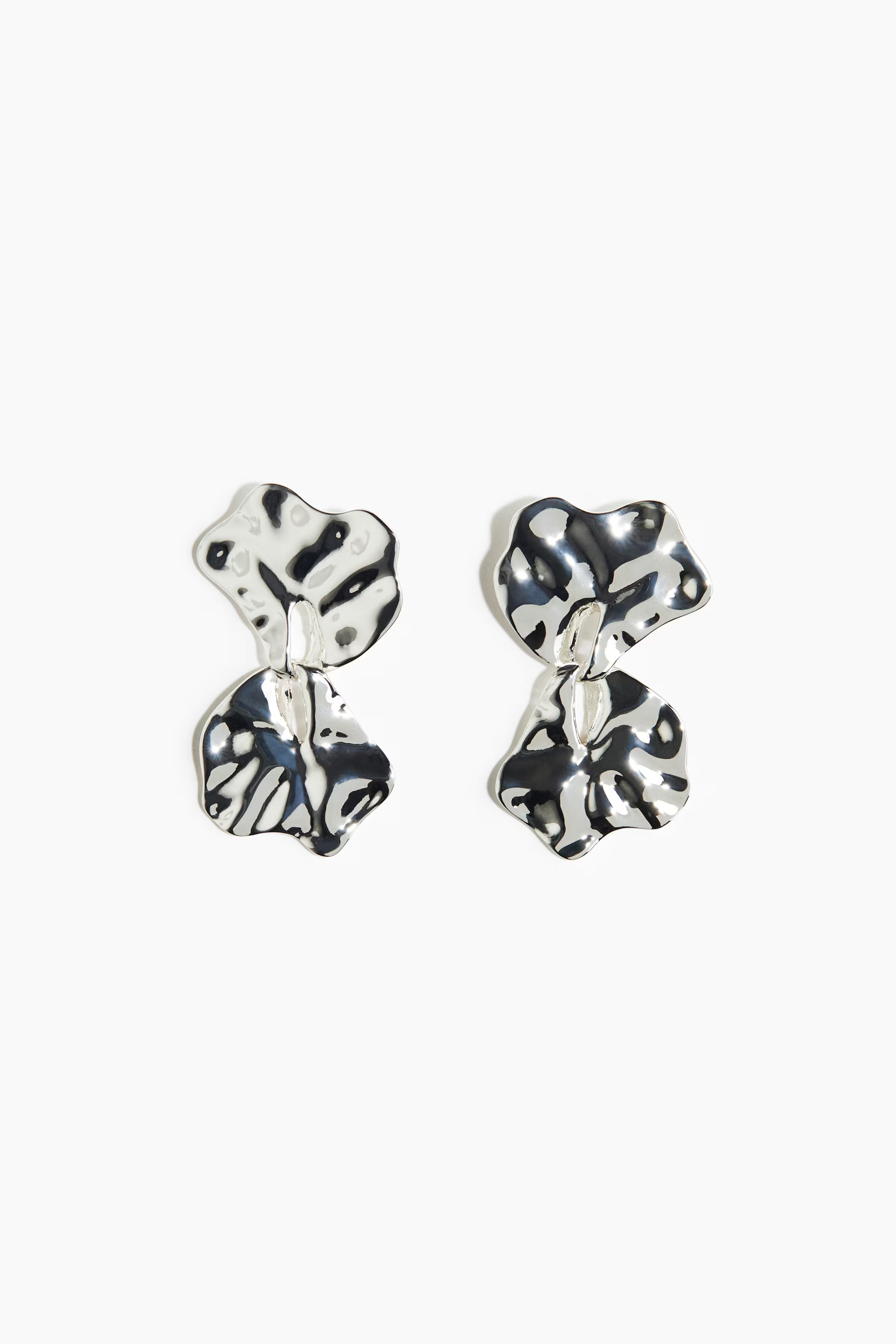 Boucles d'oreilles martelées avec pendentif | H&M (FR, IT, ES, PT, BE)