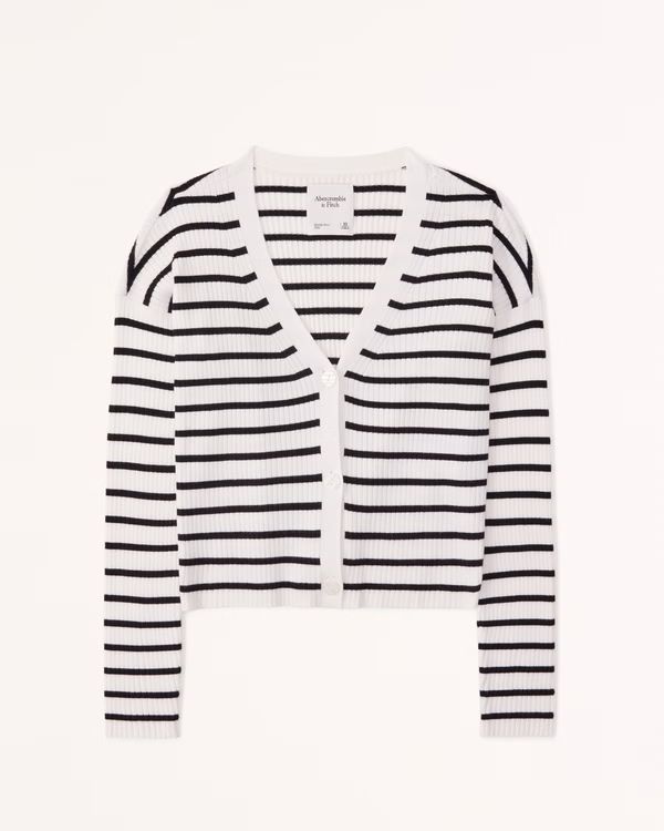 Women's Wide Ribbed Cardigan | Women's Tops | Abercrombie.com | Abercrombie & Fitch (US)