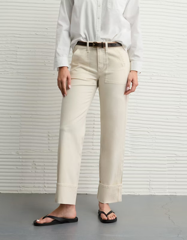 AE Stretch High-Waisted Utility Stovepipe Pant | American Eagle Outfitters (US & CA)