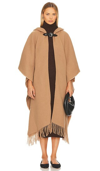 Cloak Poncho in Camel | Revolve Clothing (Global)
