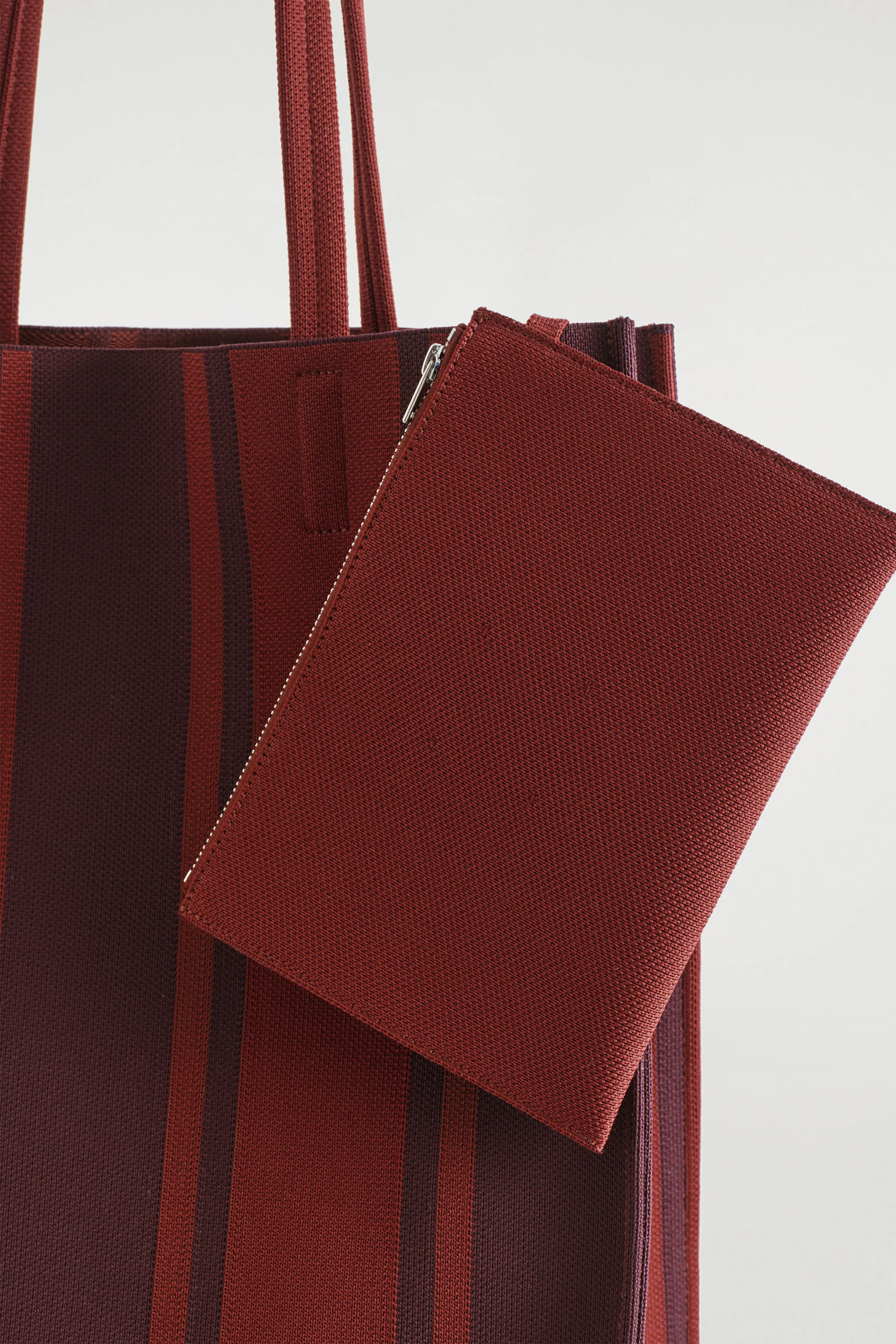 STRIPED TOTE BAG - RED / STRIPED | COS US | COS (US)