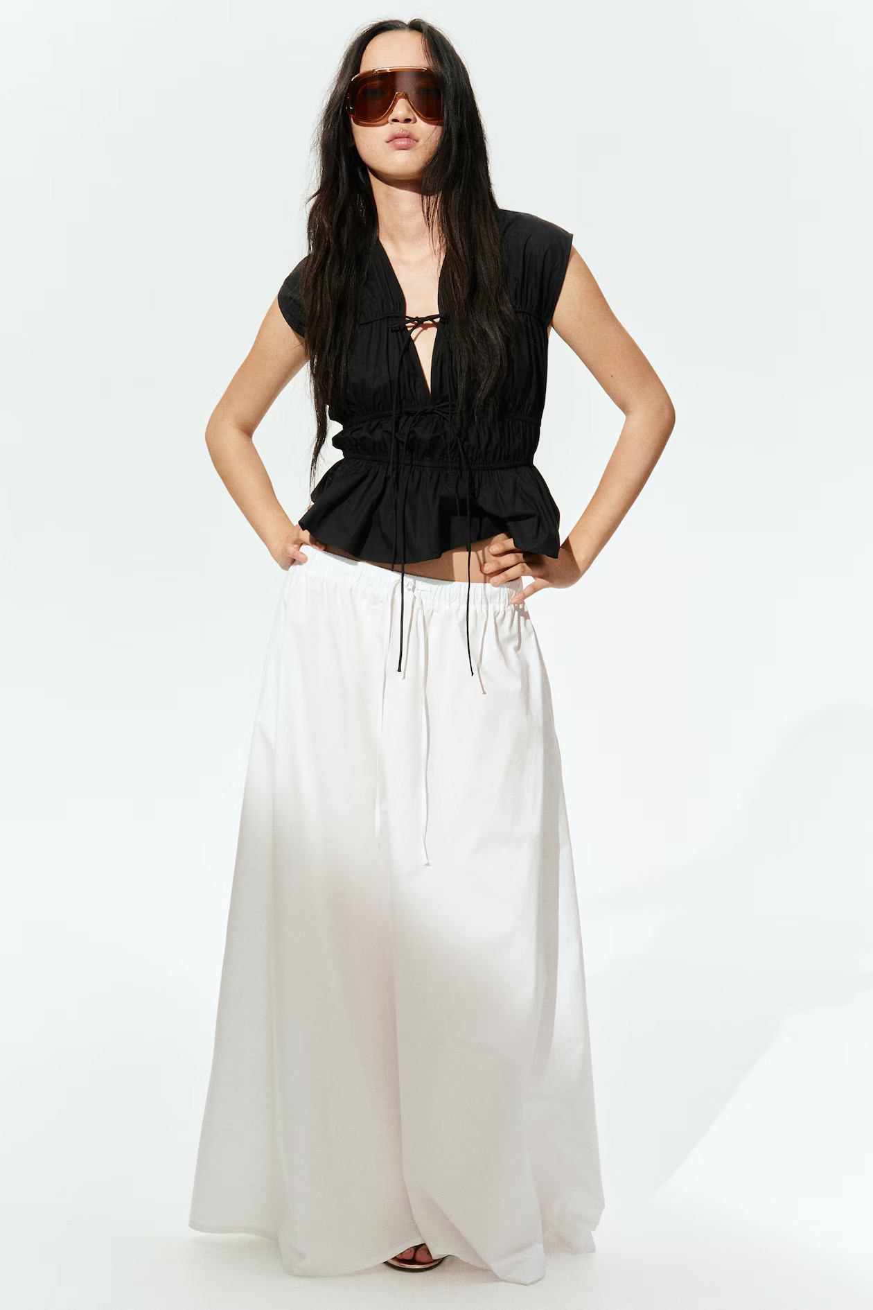 Circular maxi skirt | H&M (UK, MY, IN, SG, PH, TW, HK)