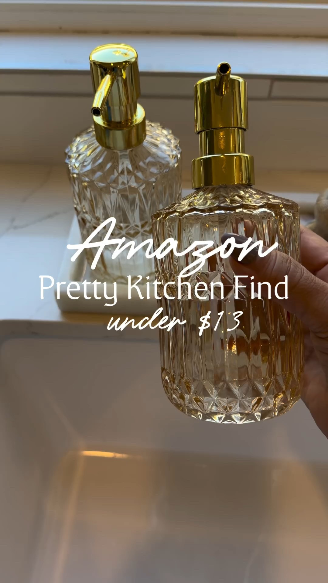Pretty little soap dispenser !
Amazon home find, kitchen inspiration, look for less , budget friendly 

#budgetdecor #lookforless #bougieonabudget #amazonfinds #amazonhome #designonadime

#LTKHome