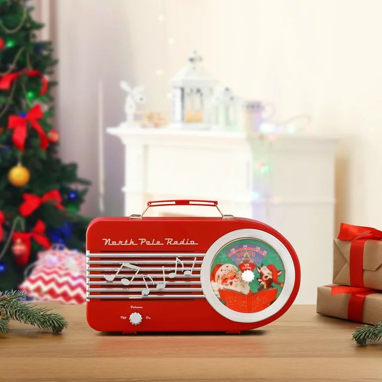 Mr. Christmas North Pole Radio - Red | Walmart (US)