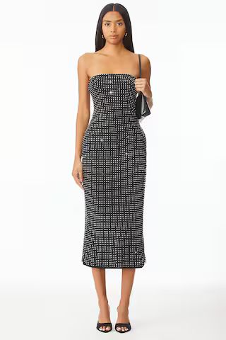 A.L.C. Elizabeth Dress in Black & Silver from Revolve.com | Revolve Clothing (Global)