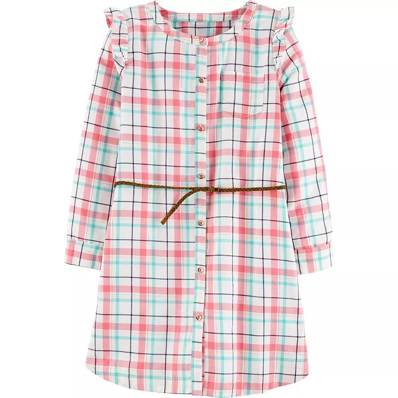 Girls 4-12 Carter's Plaid Twill Dress, Girl's | Kohl's