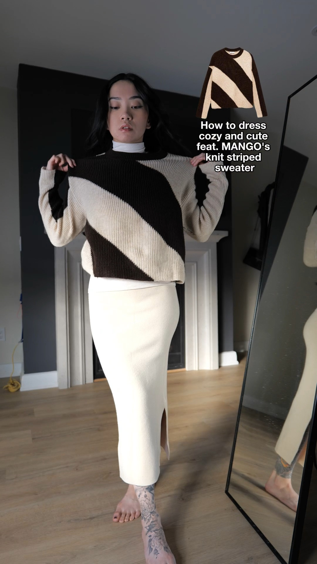 Sweater: MANGO
Skirt: Selected Femme
Turtleneck: Aritzia
Socks: French Connection
Shoes: Time and Tru

#LTKFindsUnder100 #LTKStyleTip #LTKSaleAlert