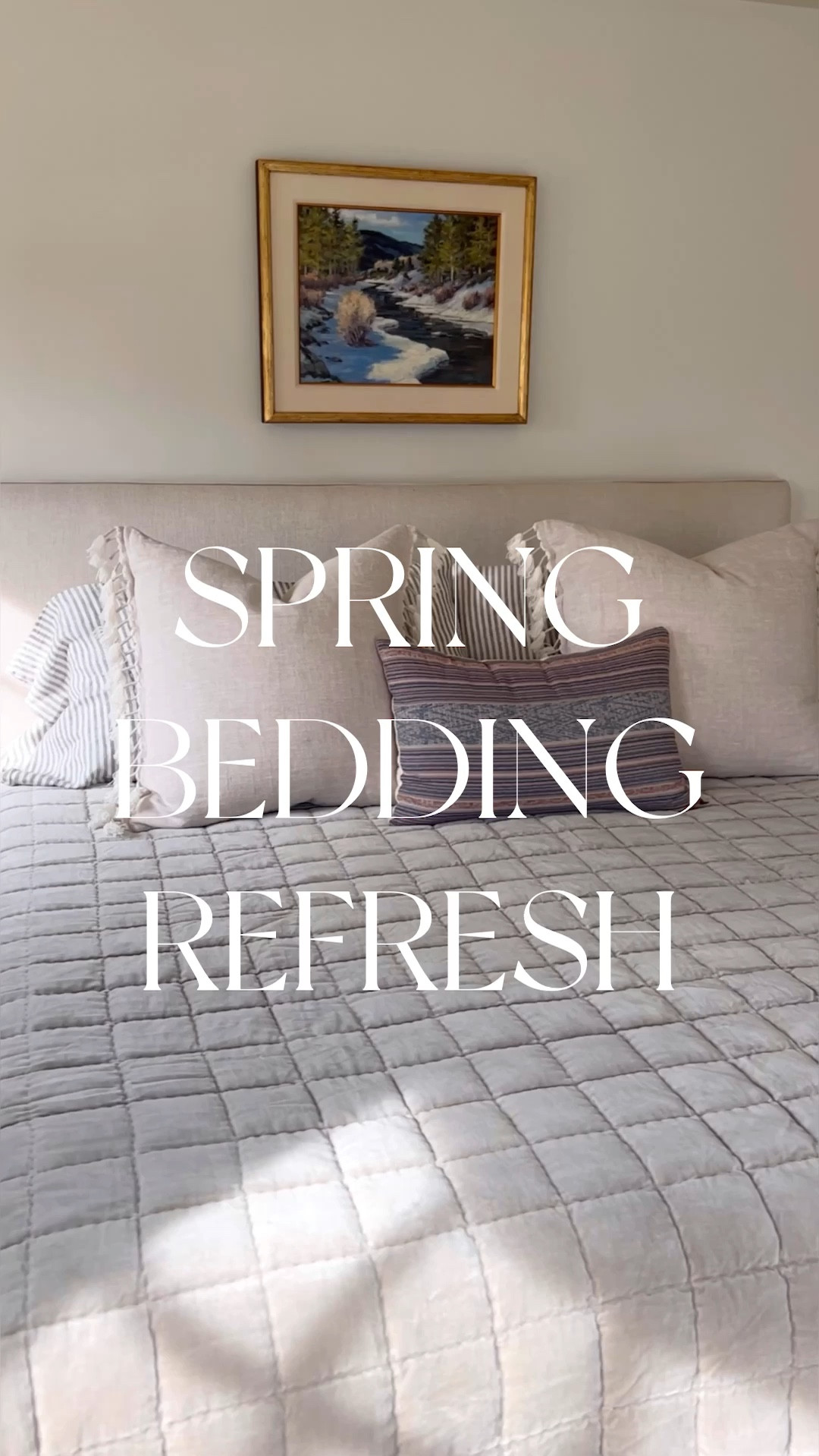 
Updated our bedding today with these gorgeous linen striped sheets & cozy velvet quilt from and after one sleep, I’m sold 🥰 

#LTKSeasonal #LTKhome