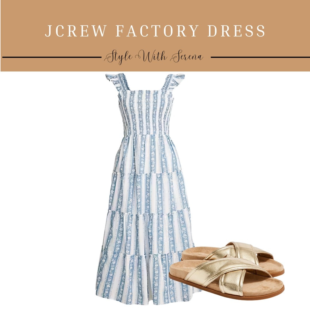 Jcrew factory dress, Jcrew style, nap dress, sandals, vacation outfit 

#LTKStyleTip #LTKSeasonal #LTKSaleAlert