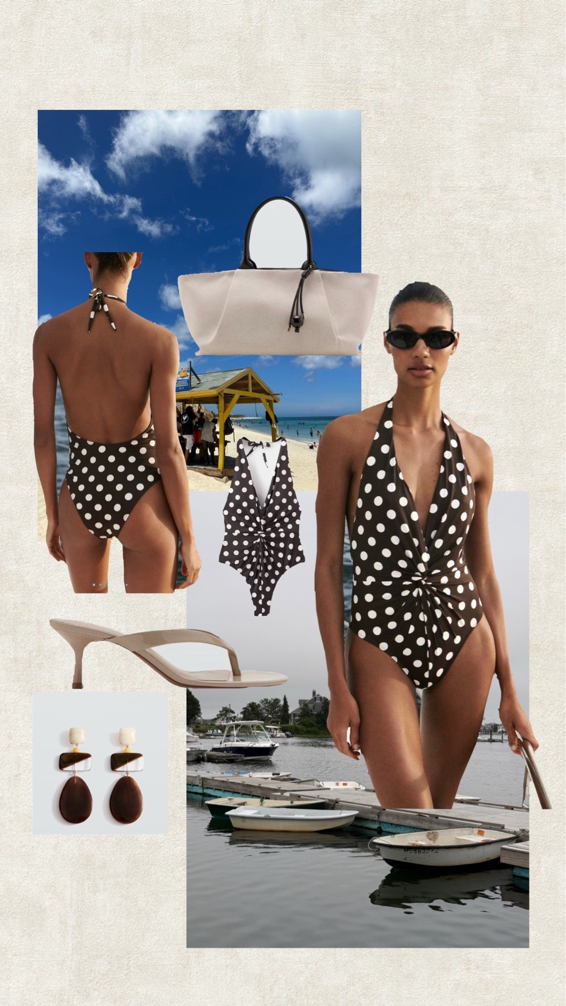 WHAT I’D PACK FOR A BEACH VACATION 🌊 Vacation packing gets so much easier when every piece works together. This swimsuit immediately caught my eye, and paired with neutral accessories, it’s exactly the kind of look I’d pack for a beach vacation, resort weekend, or tropical getaway.
Everything linked here. 🌴🤎

 Travel outfits,Vacation style, Resort wear, Summer outfits

#LTKFind
#VacationStyle
#ResortStyle
#BeachVacation
#VacationWardrobe
#TravelOutfits
#SummerStyle
#ResortWear

#LTKPetite #LTKOver40 #LTKSeasonal