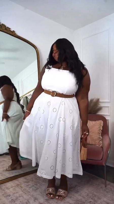 You can’t go wrong with this dress for spring and summer. The darling eyelet details are so sweet. Wearing and XXL. All accessories including belt are from Target! I’ve linked it all below. 

Vacation Outfit Inspo, Plus Size Spring Dress, Plus Size White Dresses, Graduation Dresss

#LTKfindsunder50 #LTKplussize #LTKsalealert