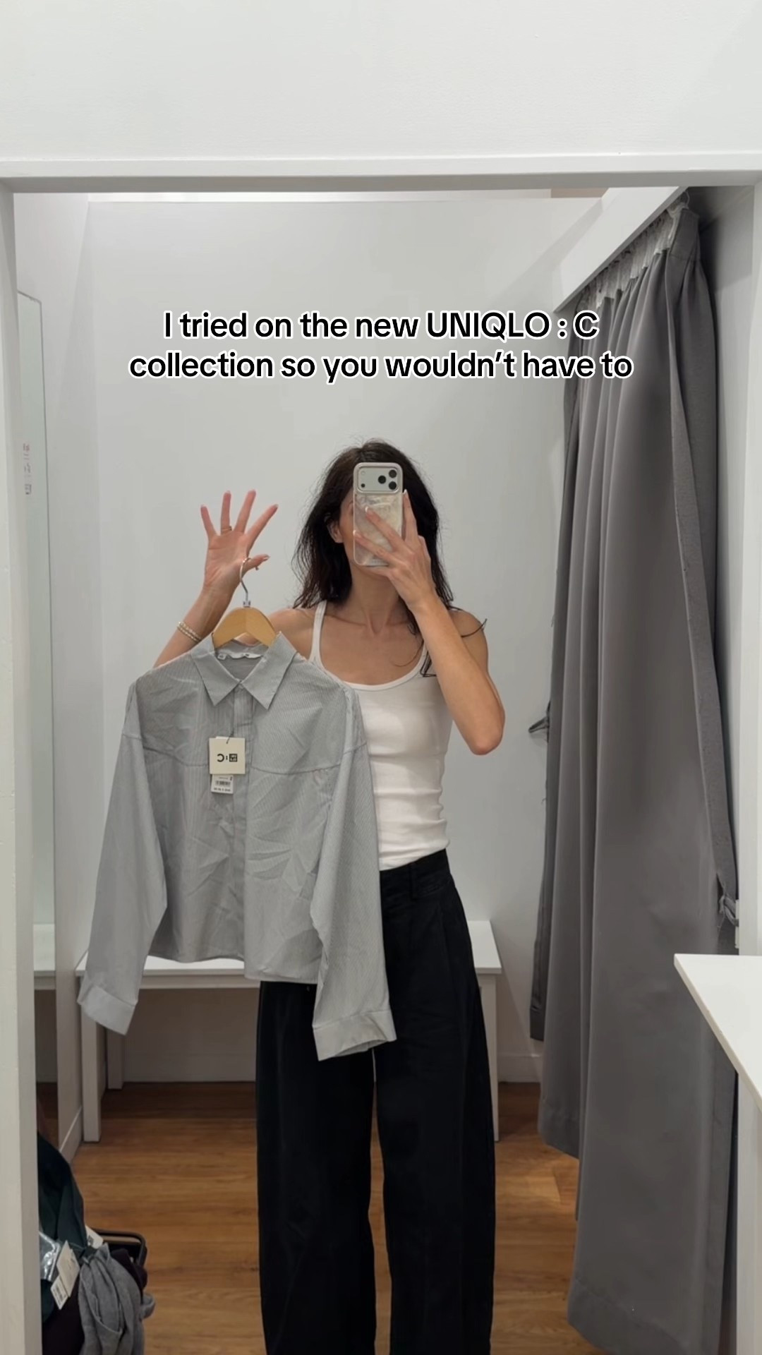 Trying on the new UNIQLO : C collection try- which piece is your fave?