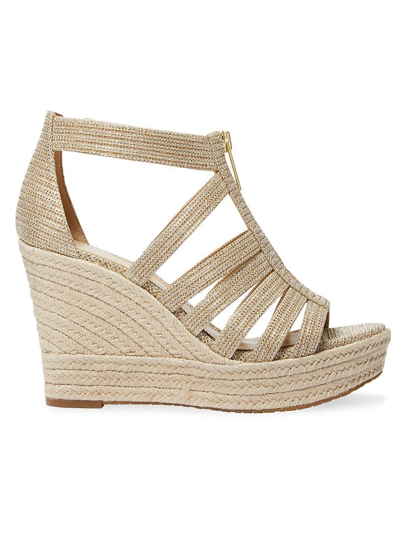 Bradley 101MM Glitter Espadrille Wedge Sandals | Saks Fifth Avenue