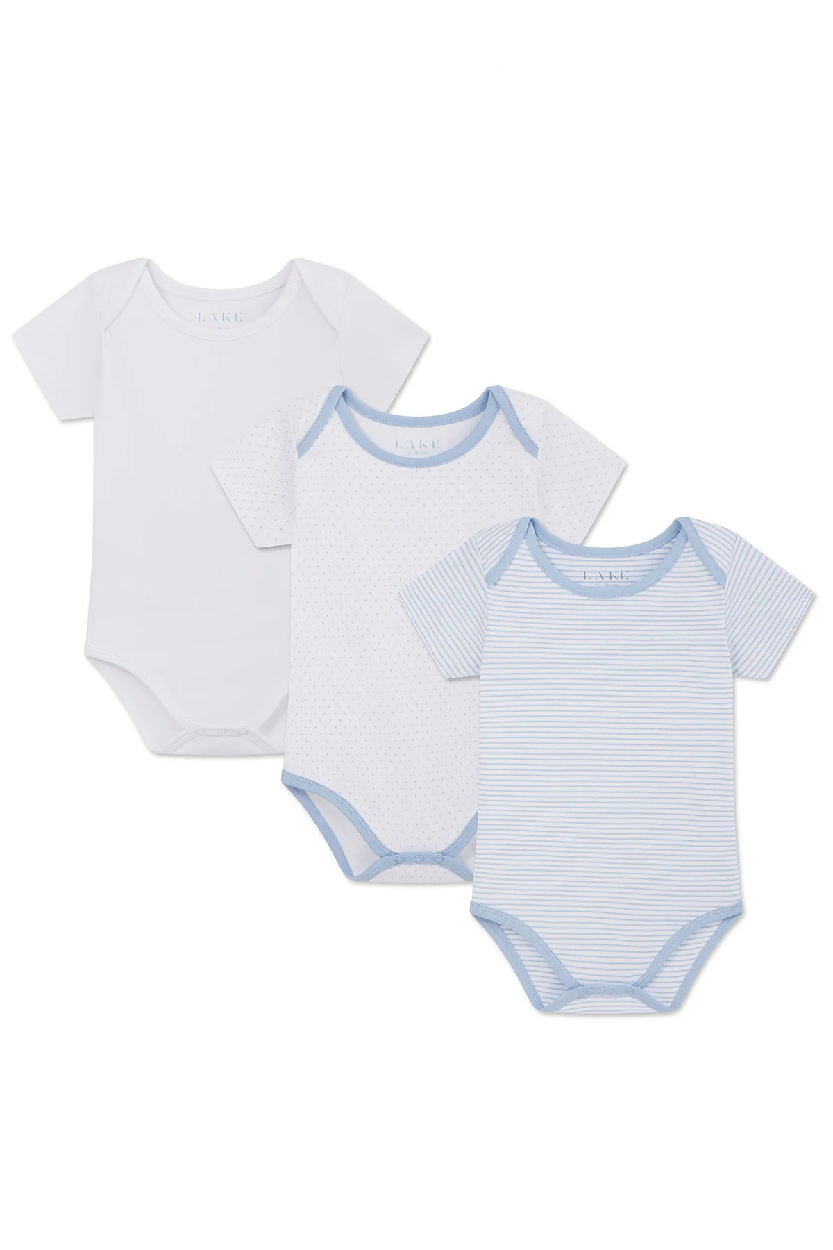 Baby Bodysuit Bundle in French Blue | Lake Pajamas