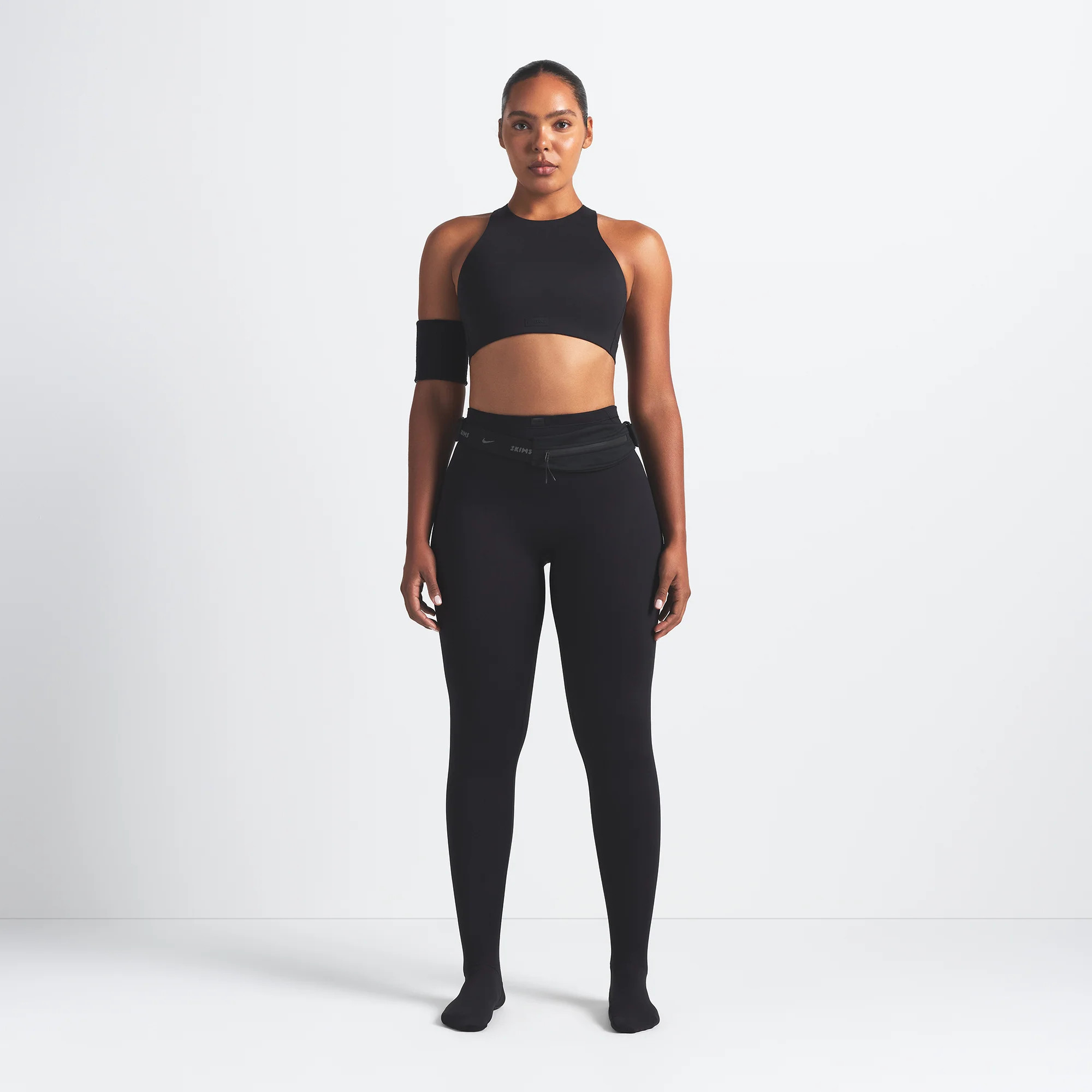 SKIMS Footsie Grip Legging | Black | Large | NikeSKIMS Matte | SKIMS (US)