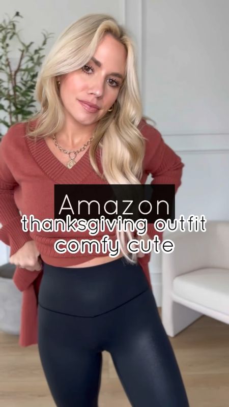 Amazon fall outfit // Thanksgiving outfit // Wearing an xs in sweater and xs in leggings. Both run tts. Boots run tts. Hat has an adjustable string. I’m 5’2 for reference.



Amazon fashion. Amazon sweater. Amazon cozy outfit. Women’s fashion. Fall fashion. Fall outfit inspo. Thanksgiving outfit.

#LTKSeasonal #LTKstyletip #LTKHoliday
