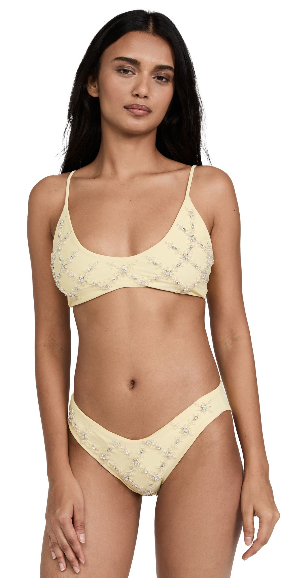 Mary Una Beaded Bikini Set | Shopbop
