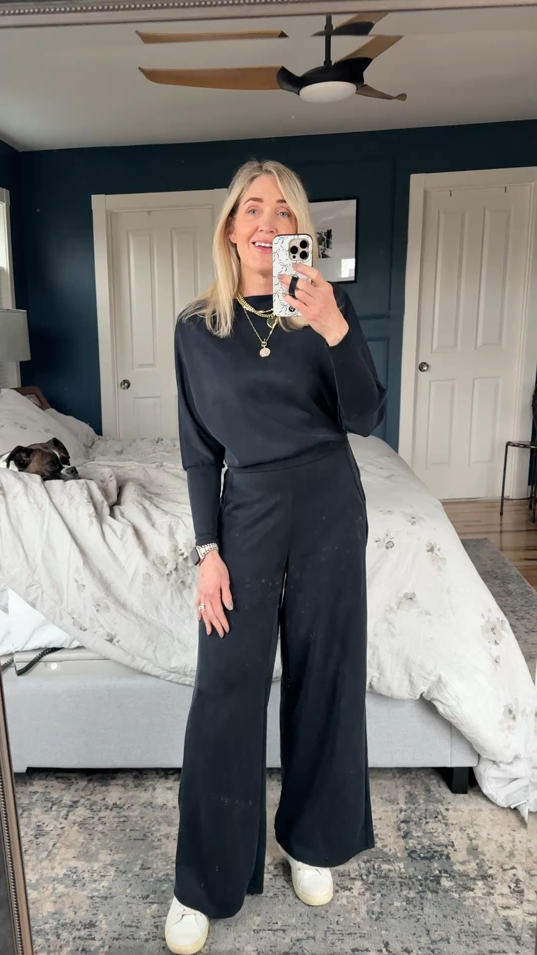 Easy, effortless, and one of those pieces you’ll reach for on repeat. The Gibsonlook Cloud Scuba Slouchy Everywhere Jumpsuit is incredibly soft with a relaxed fit that still looks polished. It’s the kind of one-and-done outfit that works for everything Just add sneakers, boots or sandals and you’re out the door.

Jumpsuit outfit,  casual jumpsuit, slouchy jumpsuit, travel outfit, airport outfit, mom casual outfit, comfortable travel outfit

#LTKootd #LTKTravel #LTKOver40