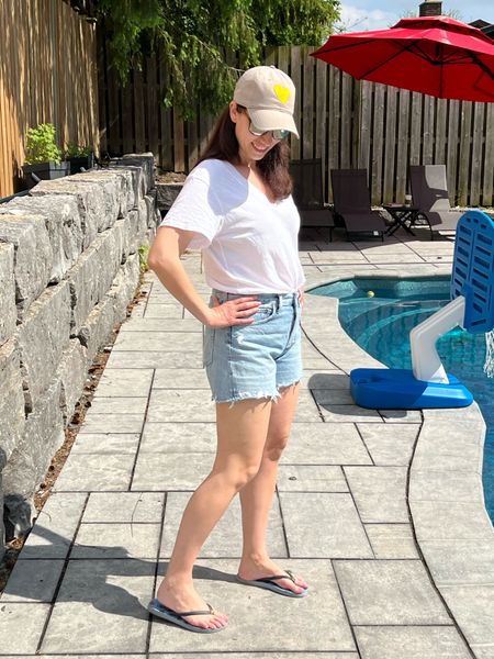 Feels like summer ☀️ 

Wearing the perfect ball cap and awesome basics 

I am wearing size M in the t-shirt and 28 in the shortss

#LTKcanada #LTKstyletip #LTKsummer