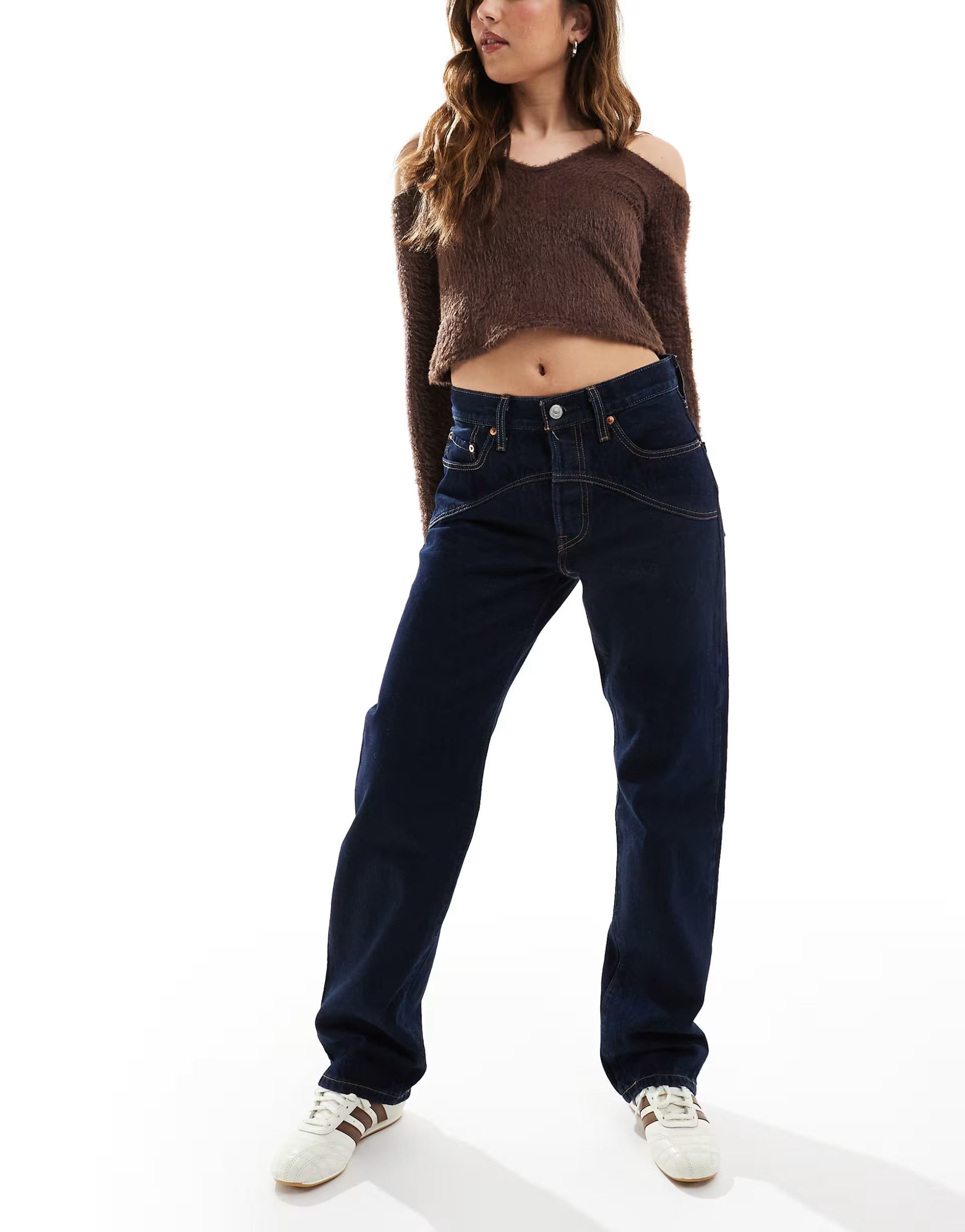 Levi's 501 '90s western denim jeans in dark blue | ASOS (Global)