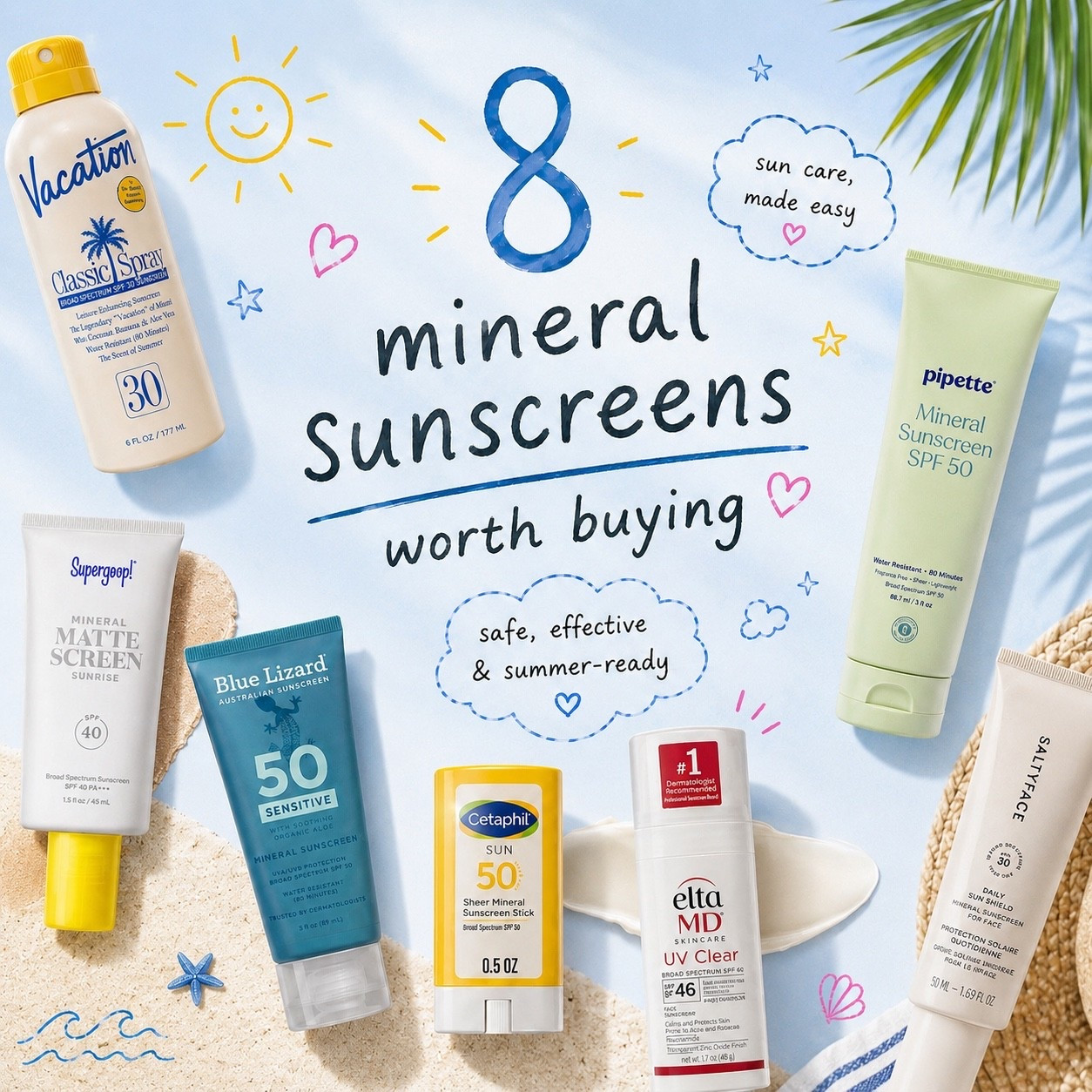 Best mineral sunscreen to stay protected from the summer sun.

#LTKdayinmylife #LTKgrwm #LTKmorningroutine