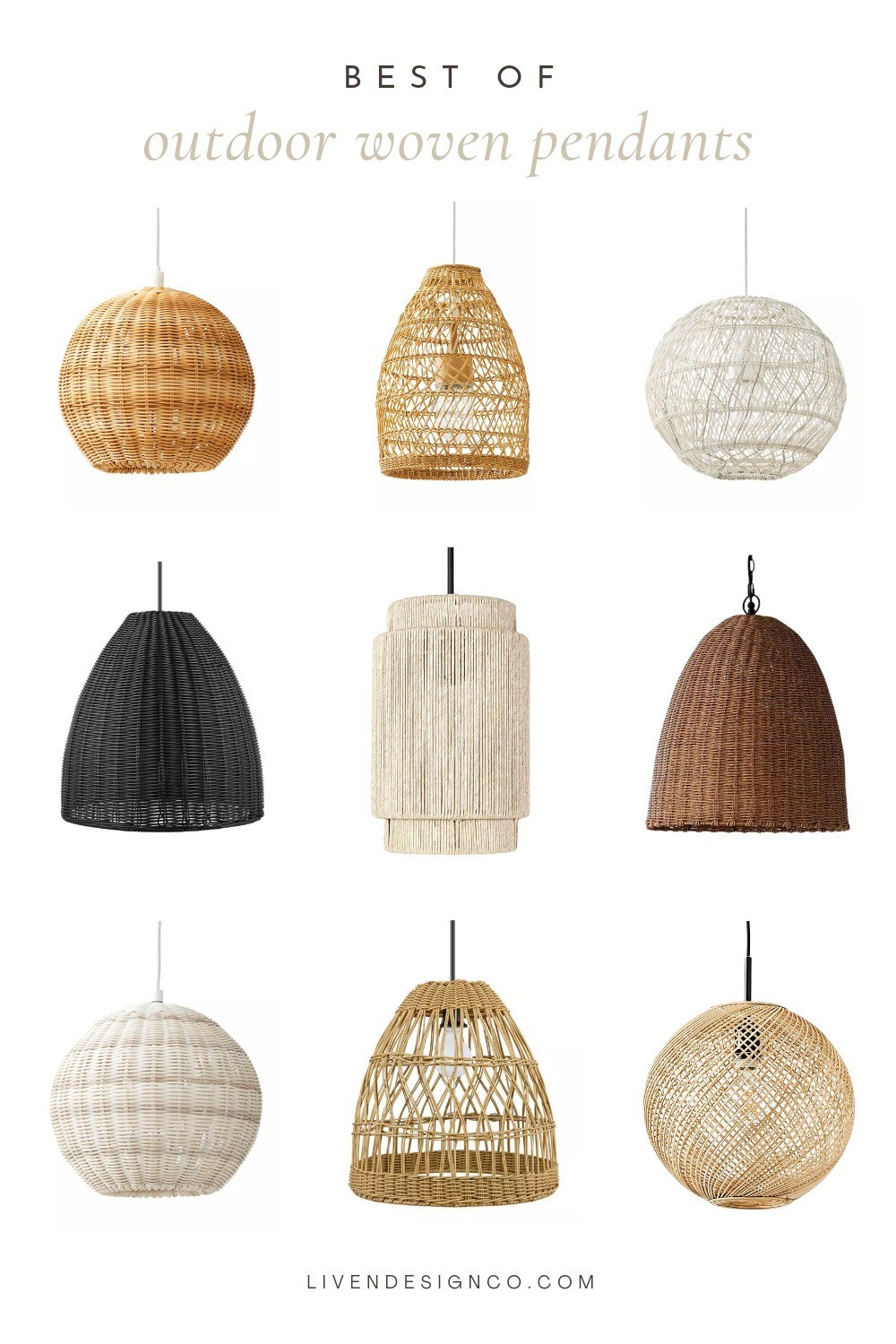 Outdoor woven pendant. Wicker pendant. Rattan pendant. Outdoor patio. Outdoor dining. 

#LTKSeasonal #LTKhome #LTKsalealert