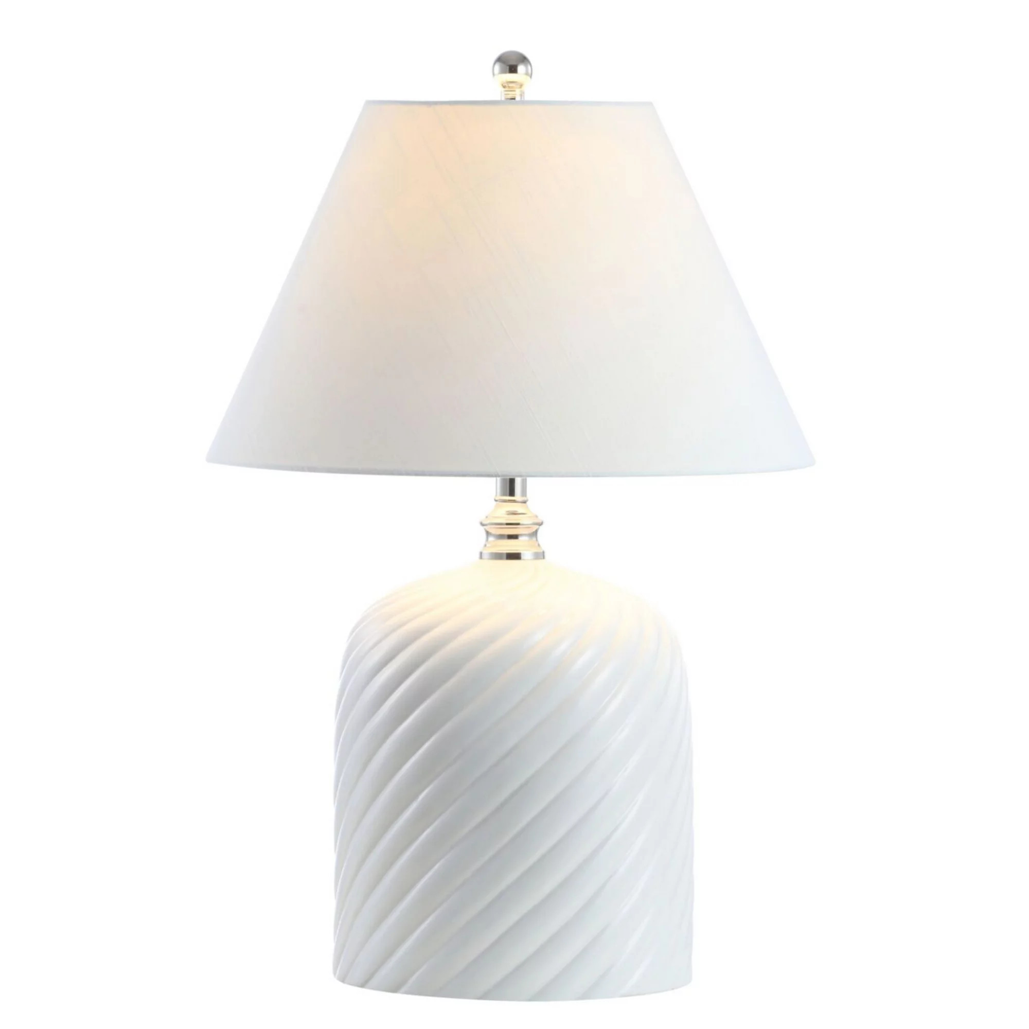 Serge Swirl Ceramic Bohemian Glam Led Table Lamp | Kohl's