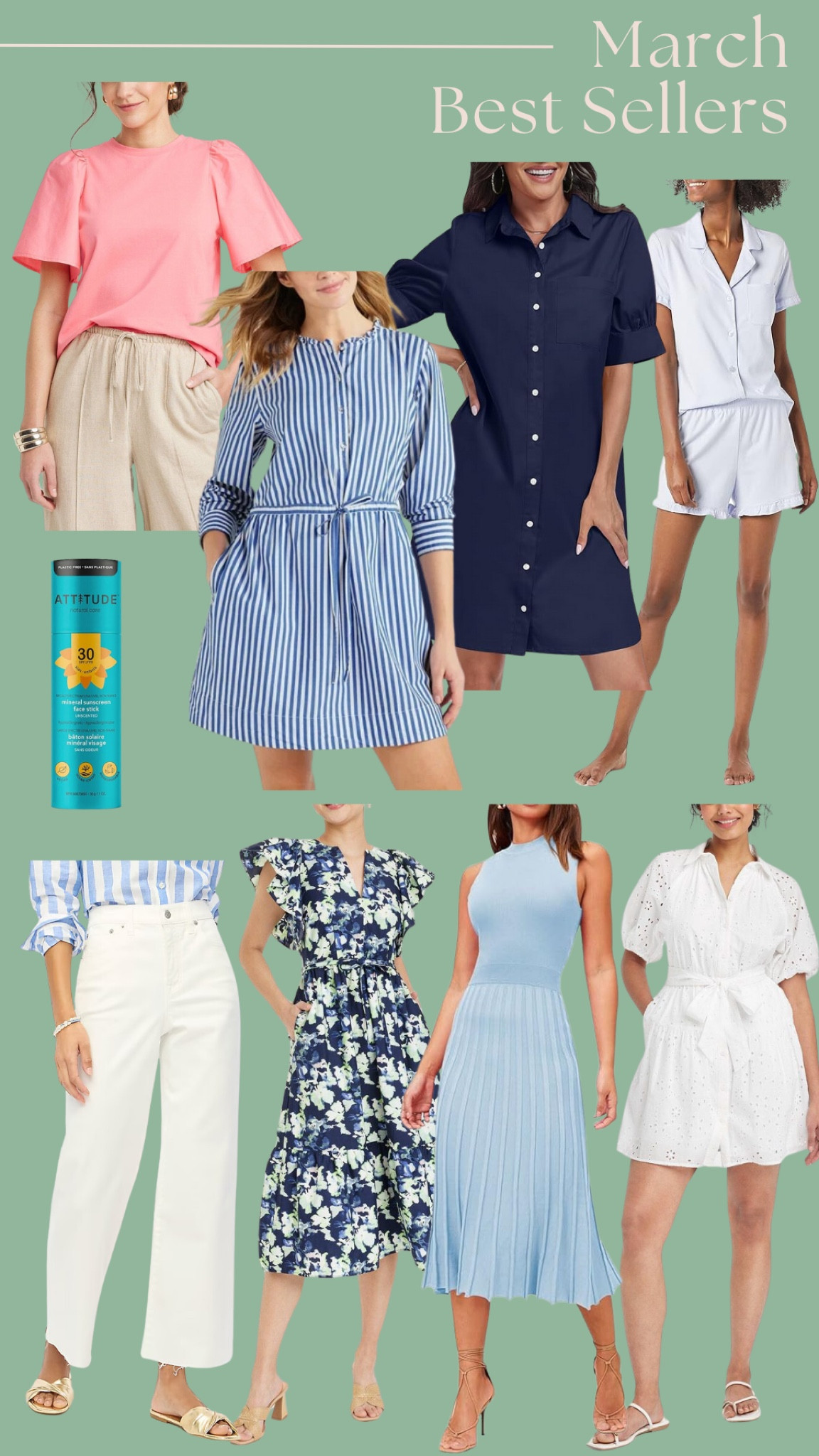 An amazing spring and summer wardrobe starting point! 

#LTKfindsunder50 #LTKSeasonal #LTKstyletip