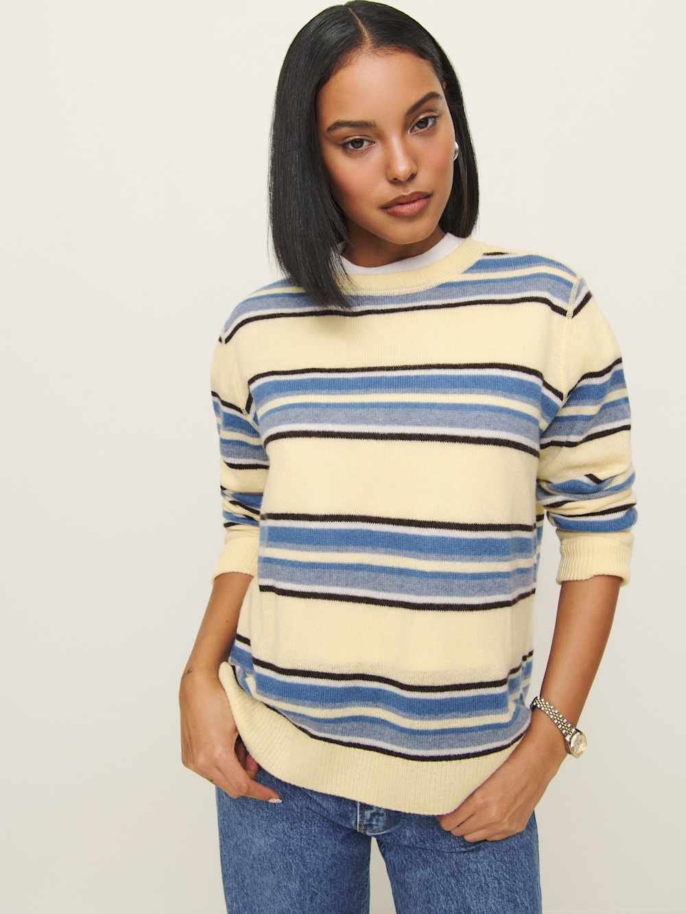 Cashmere Boyfriend Sweater | Reformation (Global)
