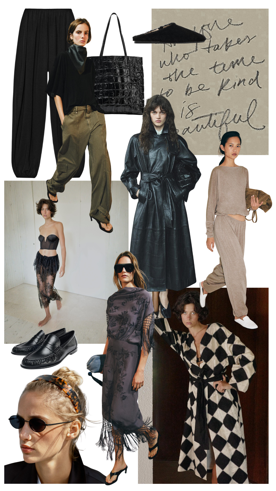 Recent Zara Finds 
| Leather Printed Bag | Loafers | Lace Trim Midi Dress | Leather Trench | Trousers | Head Band

#LTKuk #LTKsummer #LTKautumn
