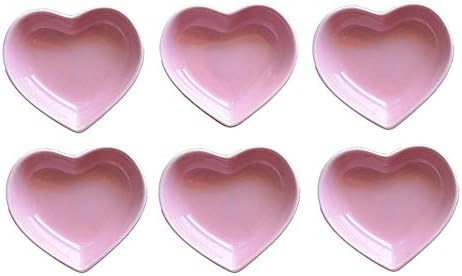 Heart-Shaped Multipurpose Ceramic Sauce Dish Seasoning Dishes Sushi Dipping Bowl Appetizer Plates... | Amazon (US)
