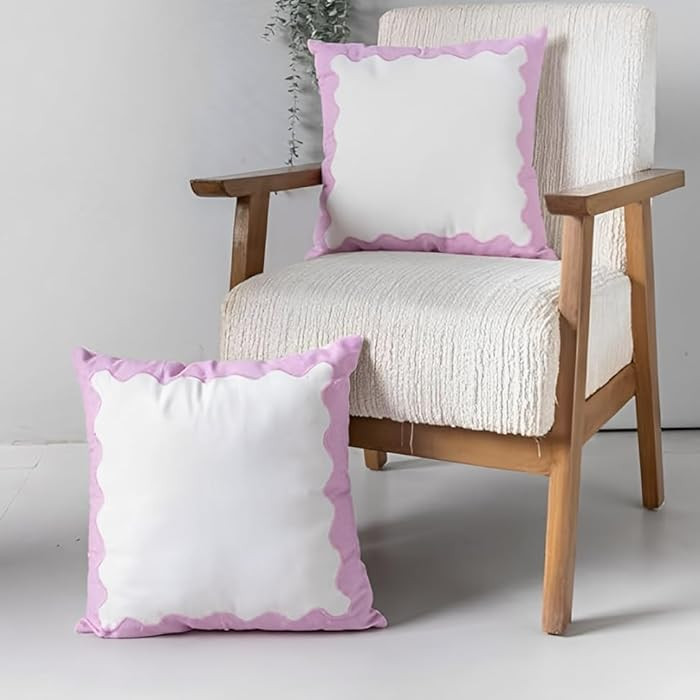 Folkulture Throw Pillow Covers 18x18, Set of 2 Throw Pillows for Couch for Living Room, Boho or A... | Amazon (US)