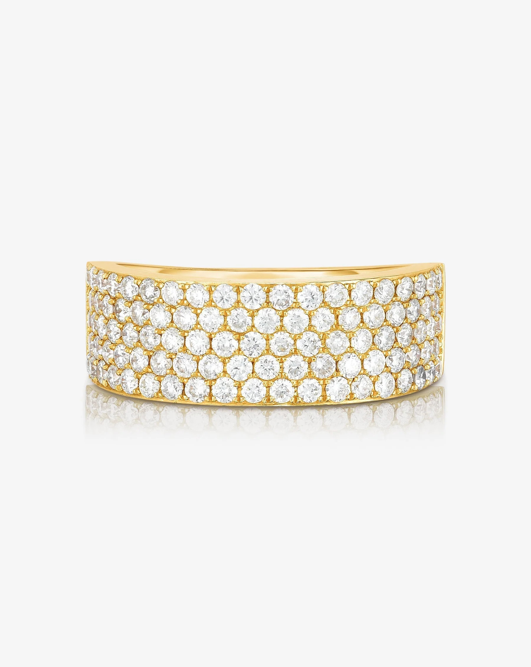 Five Row Stackable Pavé Ring | Ring Concierge