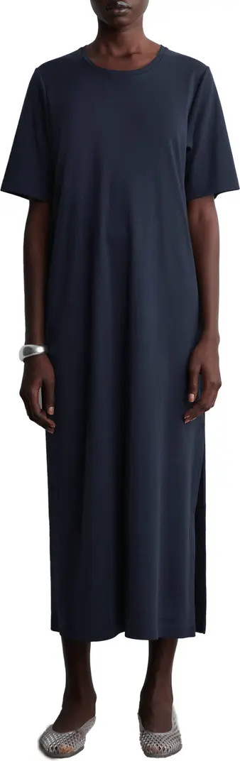 Belted Midi T-Shirt Dress | Nordstrom