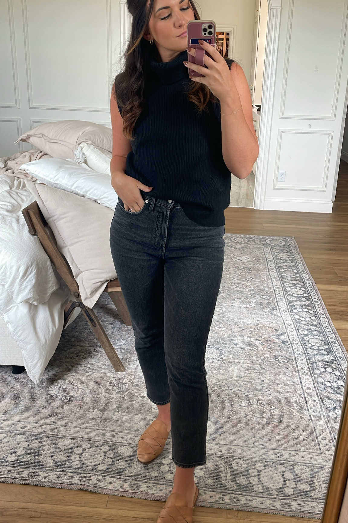 My favorite brand jeans 25% off mine are an old version 
Top medium 
The best fall mule 

#LTKSale #LTKstyletip #LTKsalealert