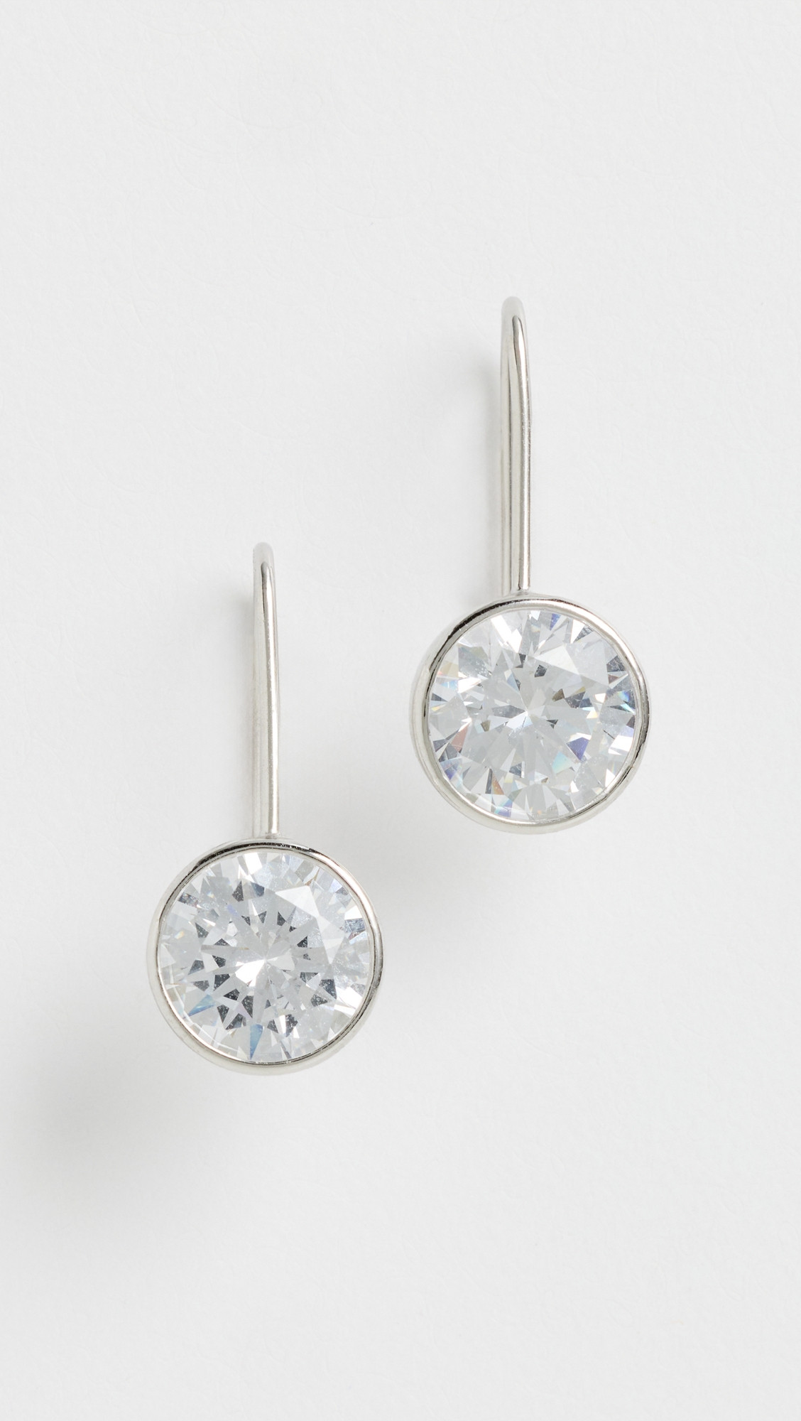 BaubleBar Fallon Earrings Silver One Size | Shopbop