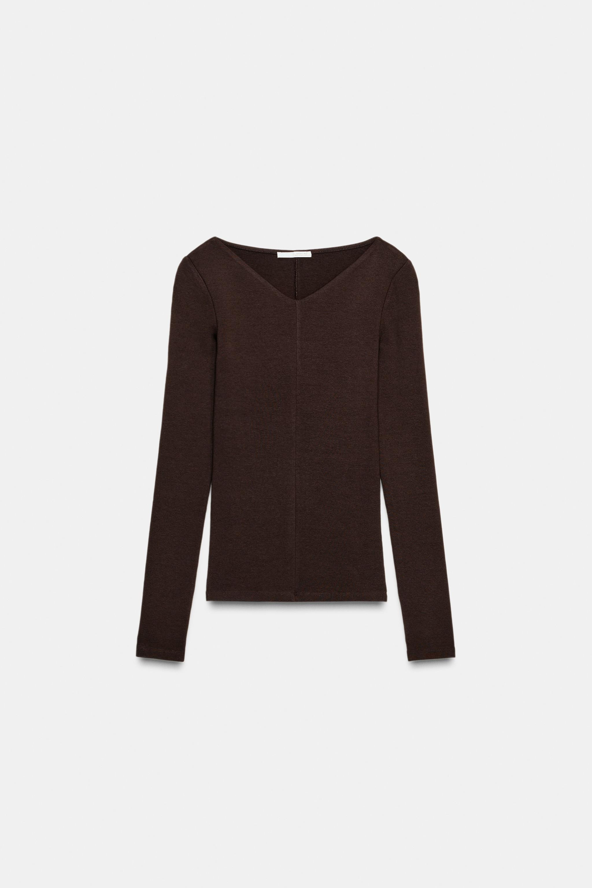 V-NECK T-SHIRT | Zara US