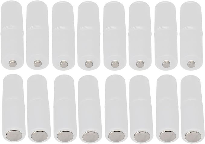 WAYLLSHINE AAA to AA Battery Converter Adaptor with Metal Contacts on Bottom(Clear Color,Pack of ... | Amazon (US)