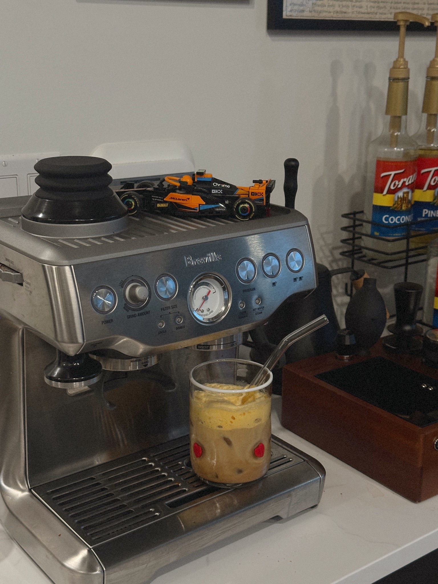 At home coffee set up featuring the Breville Barista Express and Anthropologie Icon Cup! 

 

#LTKHoliday #LTKSeasonal #LTKHome
