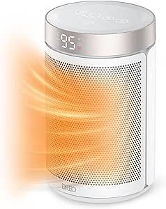 Dreo Space Heaters for Indoor Use, Portable Heater with Thermostat, 1-12H Timer, Eco Mode and Fan... | Amazon (US)