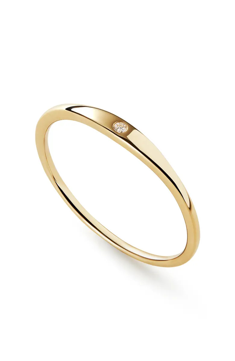Ana Luisa Gold Band Ring - Gold Diamond Signet Ring | Nordstrom | Nordstrom