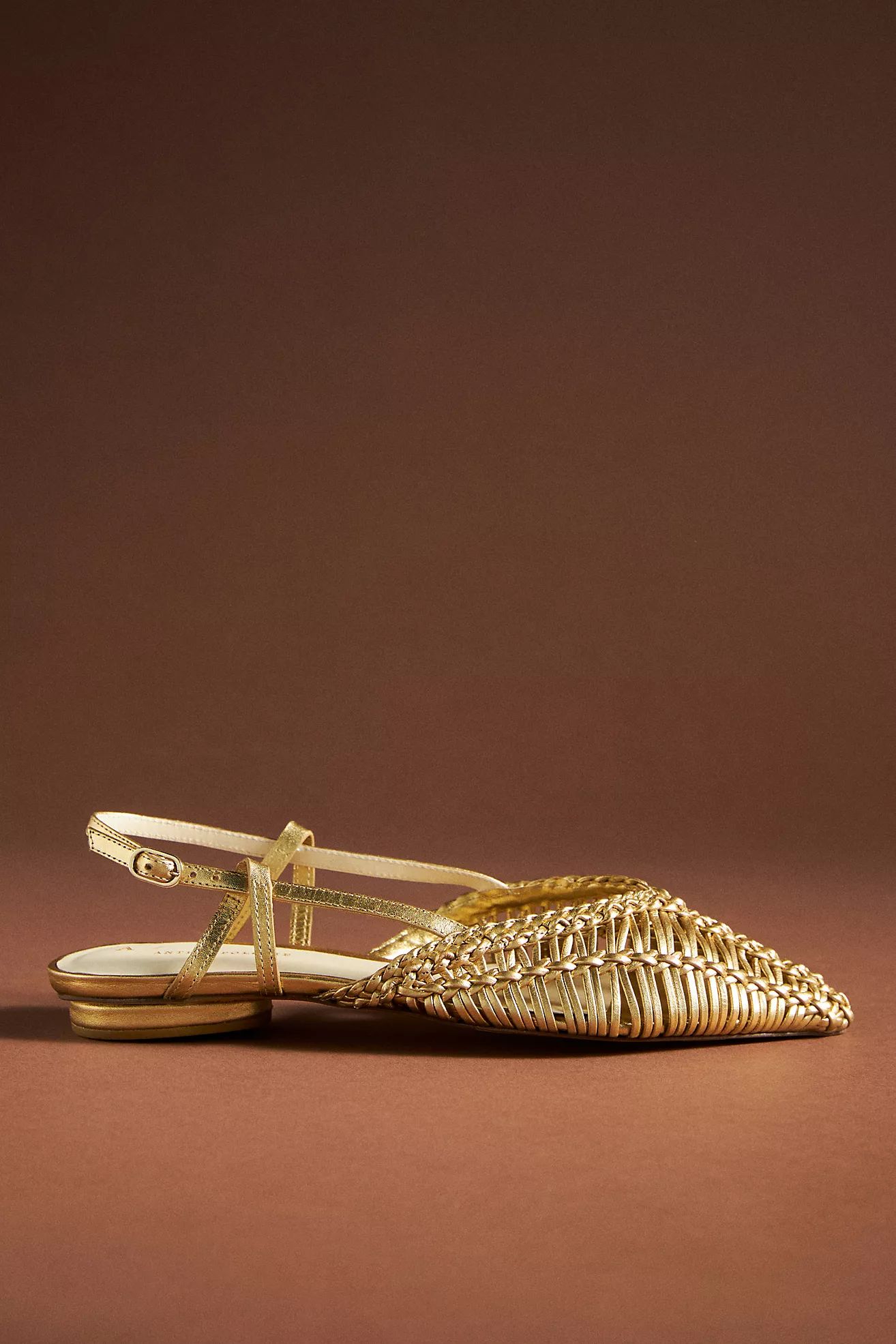 Guilhermina Woven Flats | Anthropologie (US)