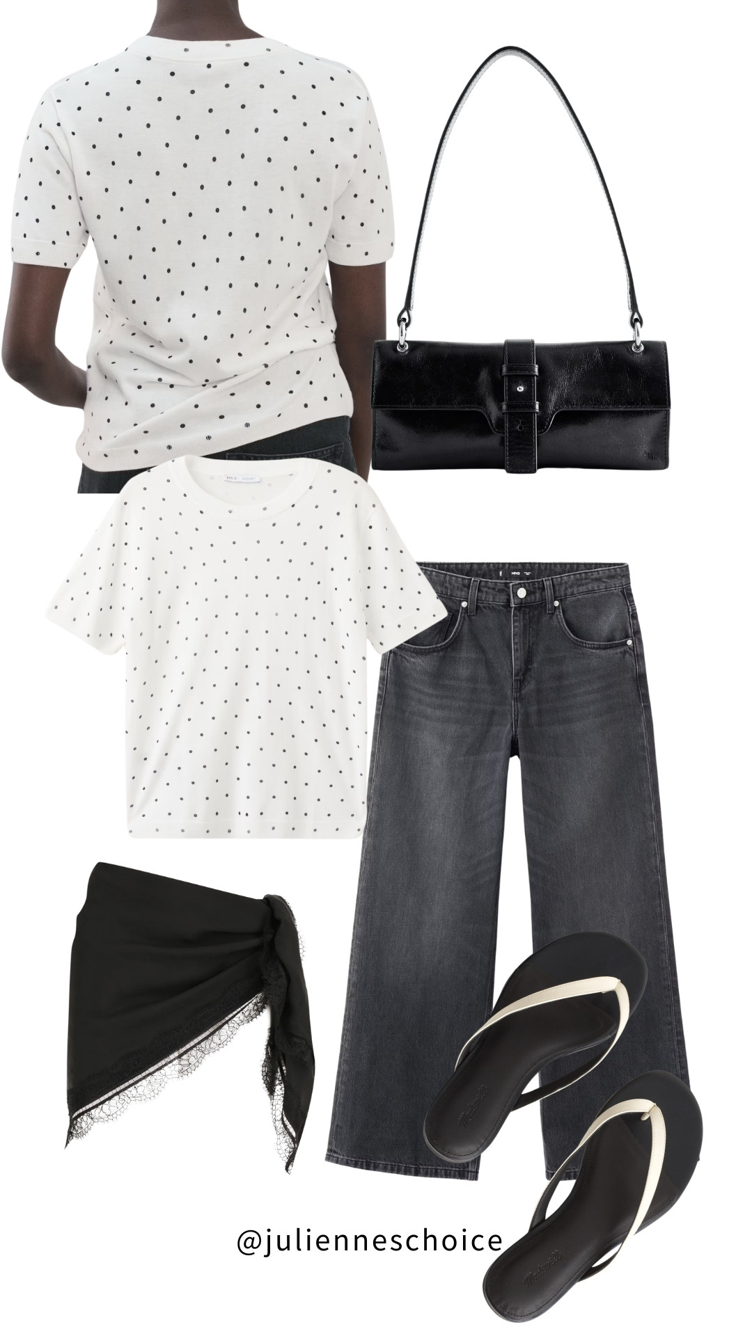 Polka dots but styled the modern way

Just clean and elevated✨julienneschoice  

 #polkadot #minimalstyle #LTKootd 

 #LTKootd #LTKSeasonal